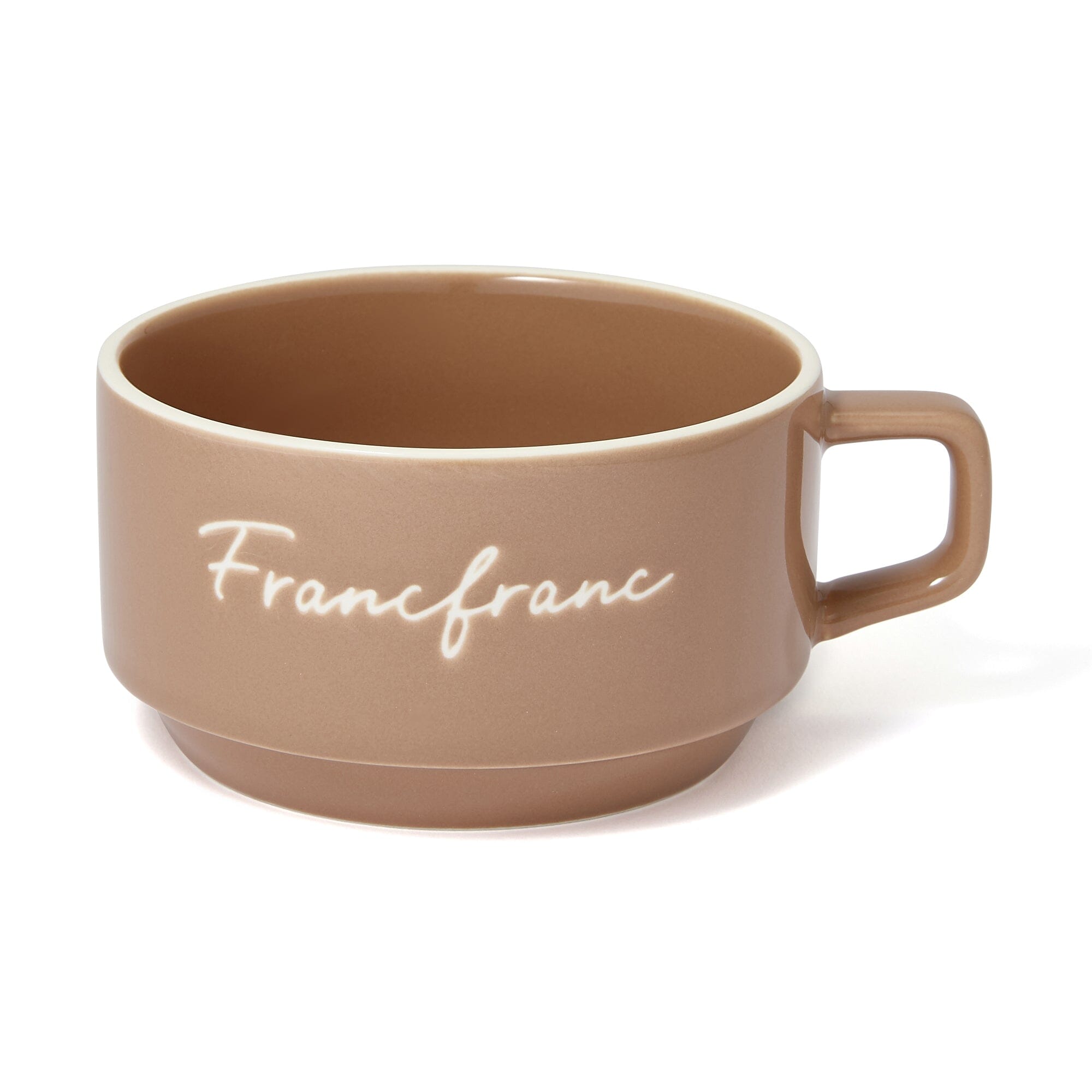 Logo Rim Soup Cup Brown Francfranc Hong Kong