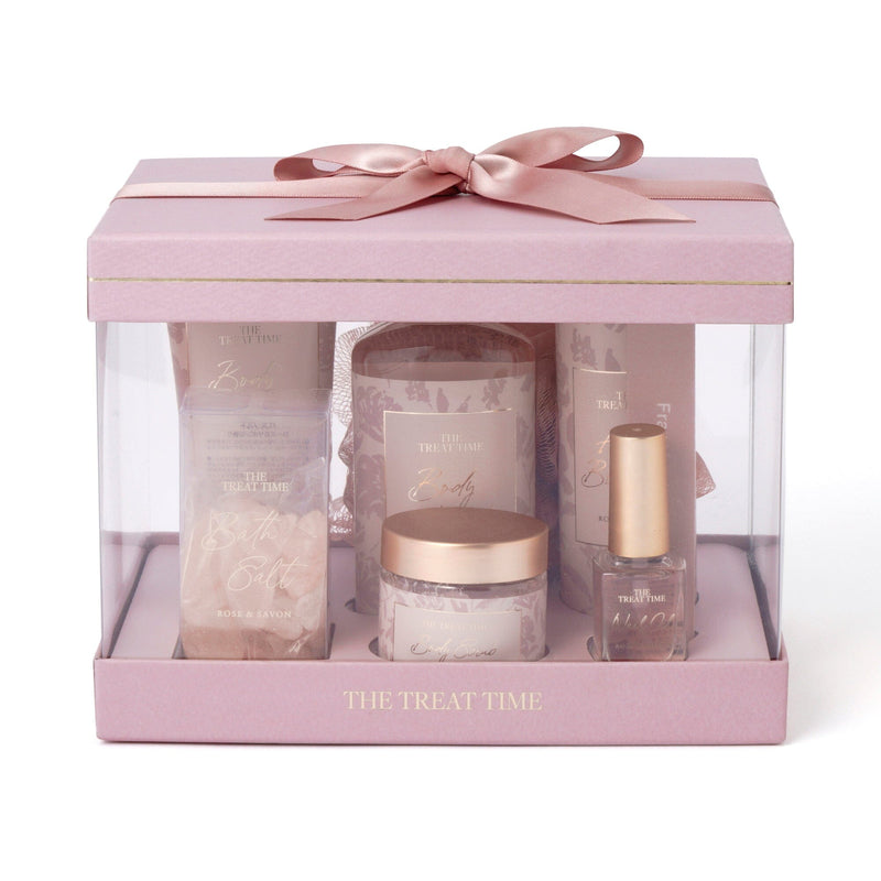 The Treat Time Body Care Gift Set L (Rose & Savon Scent)