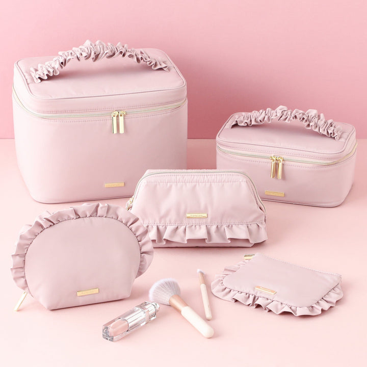Frill Vanity Pouch L Pink – Francfranc Hong Kong