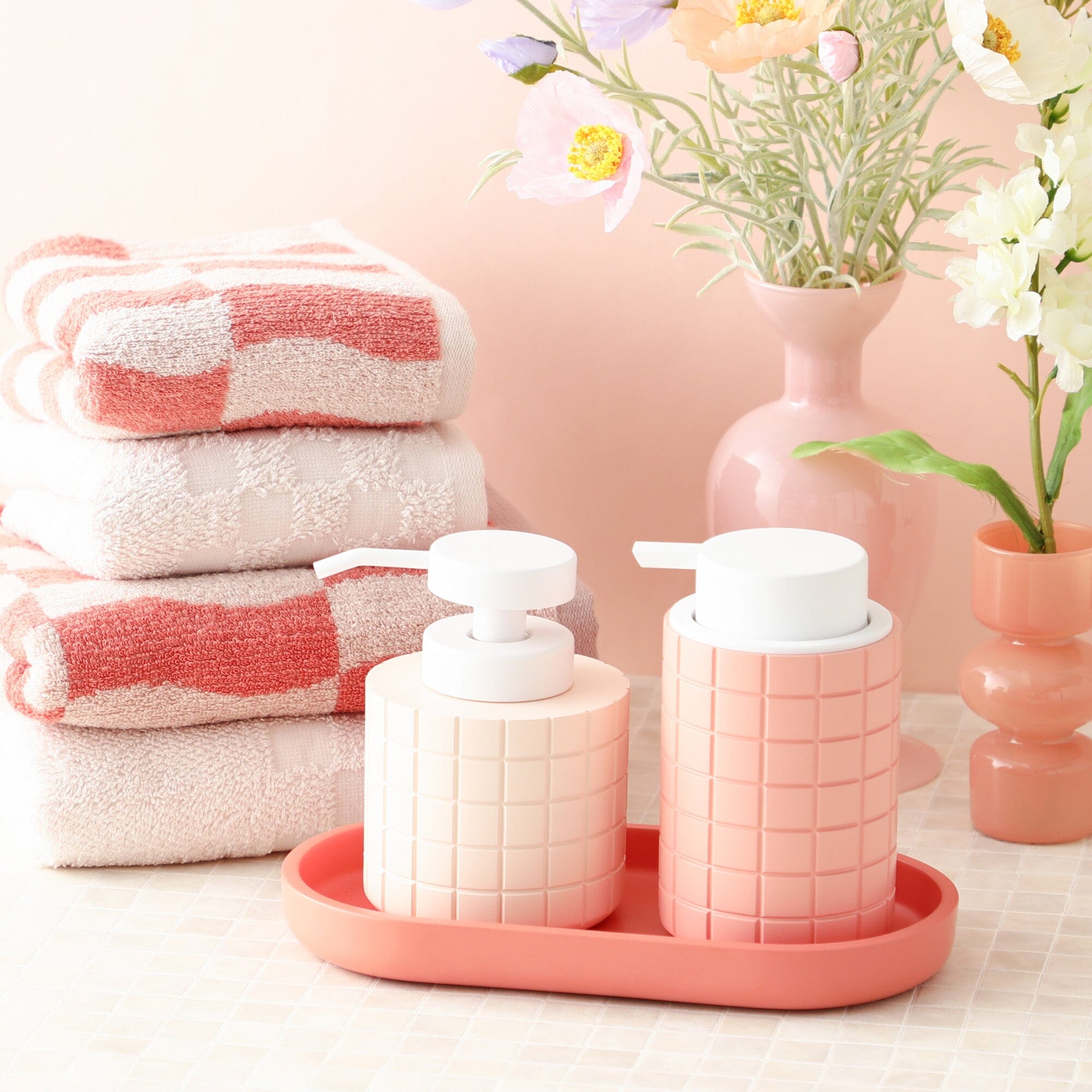 Pop Dispenser Liquid Lattice Light Pink