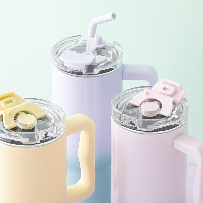 籃色漸變銹鋼保溫杯1100Ml