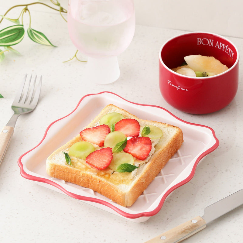 Pastemon Toast Plate Pink