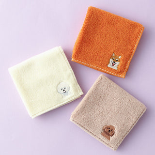 柴犬 抗菌除臭手帕毛巾