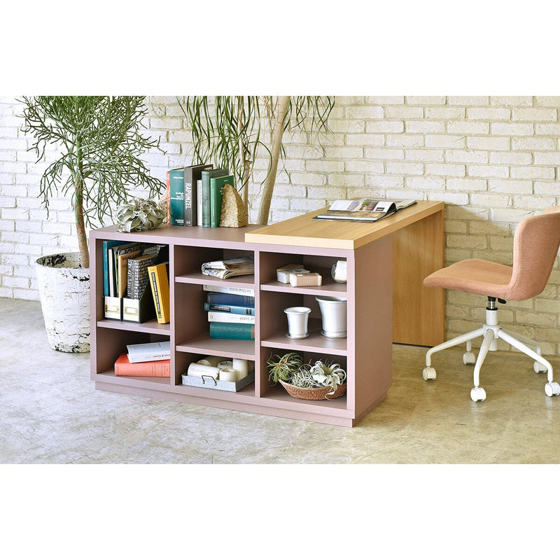 Agre Shelf Desk Brown