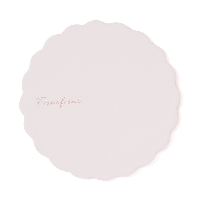 Trivet Large Ruffle Logo Ivory