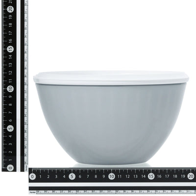 Heat-Resistant Microwave Bowl And Colander Set 20cm Grey