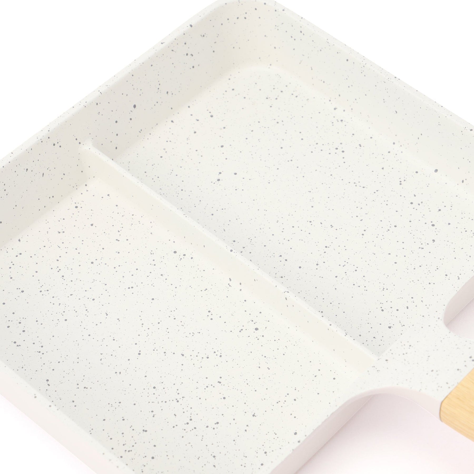 Partition Cooking Pan IH/Direct Fire Frying Pan with Partitions Ivory – Francfranc Hong Kong