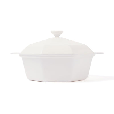 Diamond Lightweight Cooking Pot 25 cm White