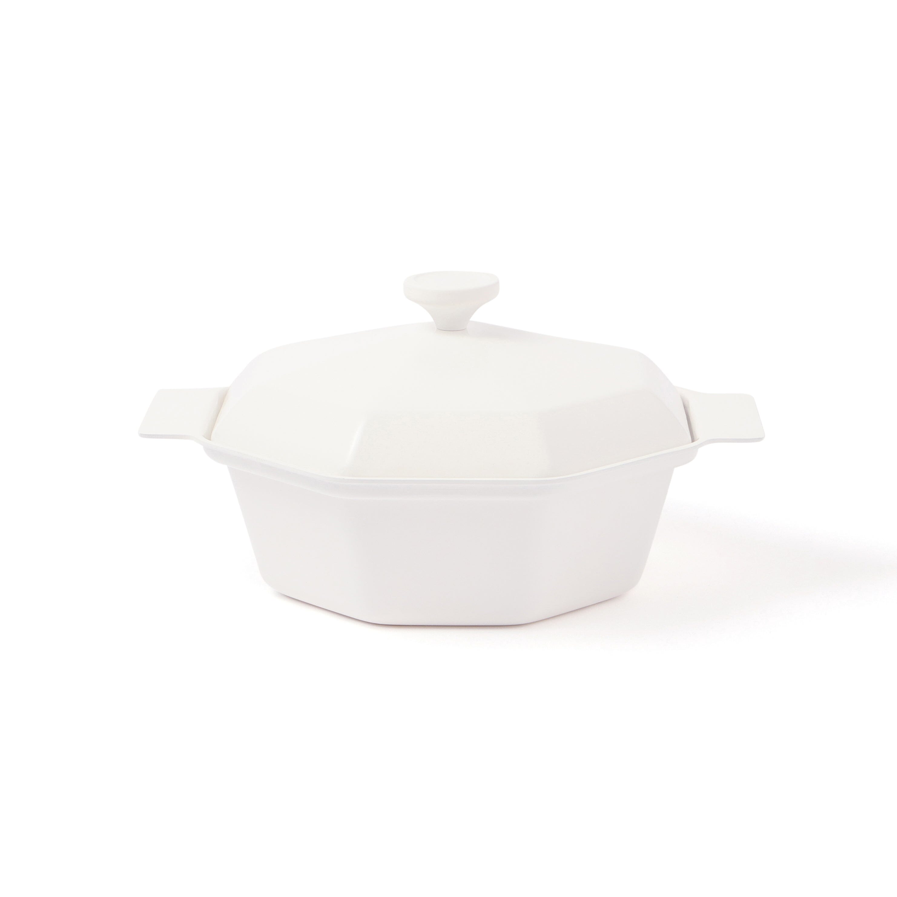 Diamond Lightweight Cooking Pot 21 cm White