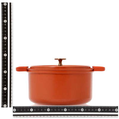 Oven Safe Light Weight Cooking Pot 20Cm Orange