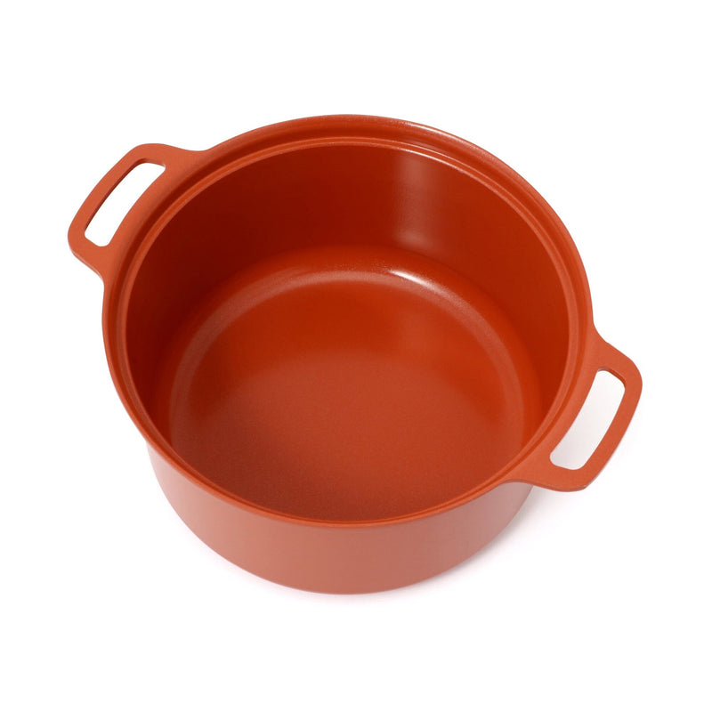 Oven Safe Light Weight Cooking Pot 20Cm Orange