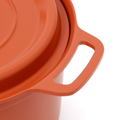 Oven Safe Light Weight Cooking Pot 20Cm Orange