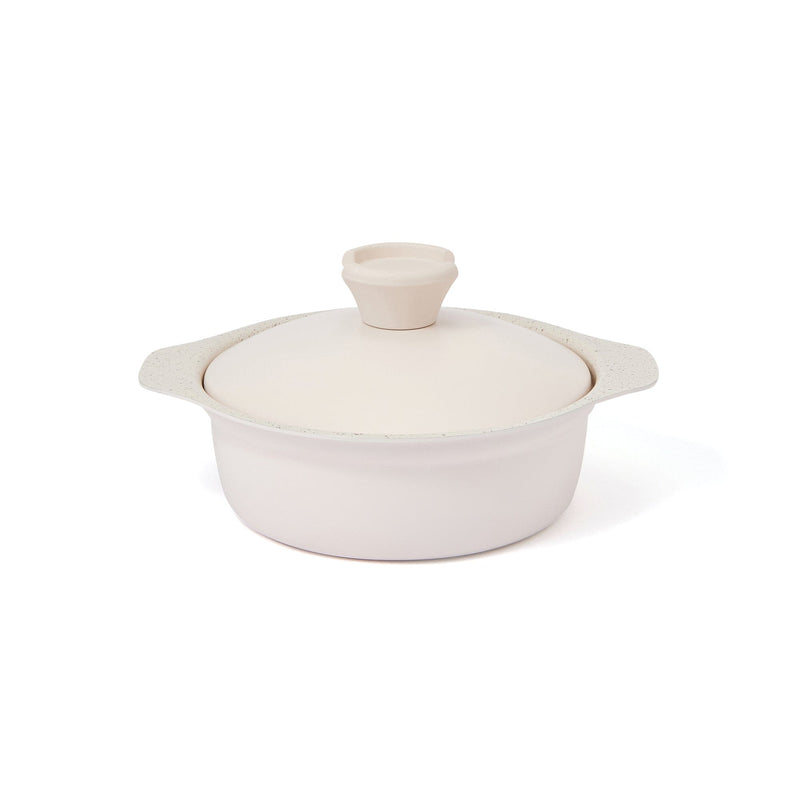 Bicolor Lightweight Cooking Pot 18cm Ivory