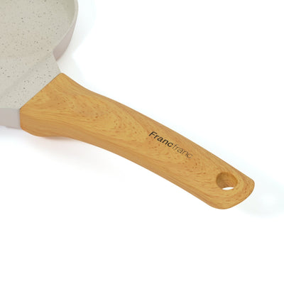 IH/Direct Heat Four Section Frying Pan Ivory