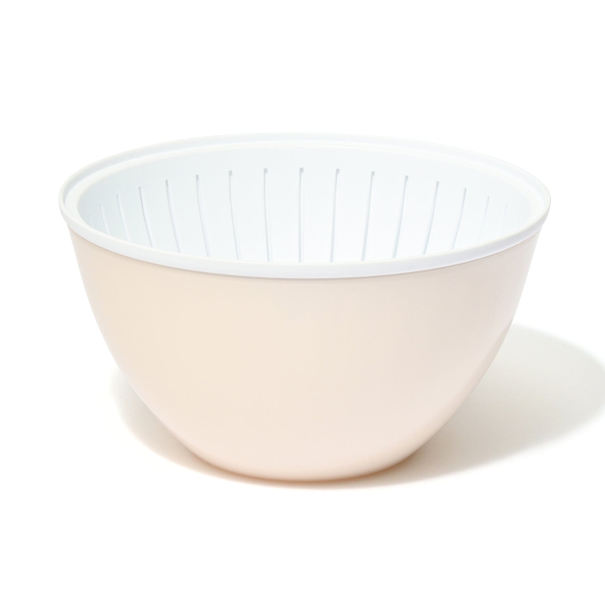 Heat-Resistant Microwave Bowl And Colander Set 20cm Ivory