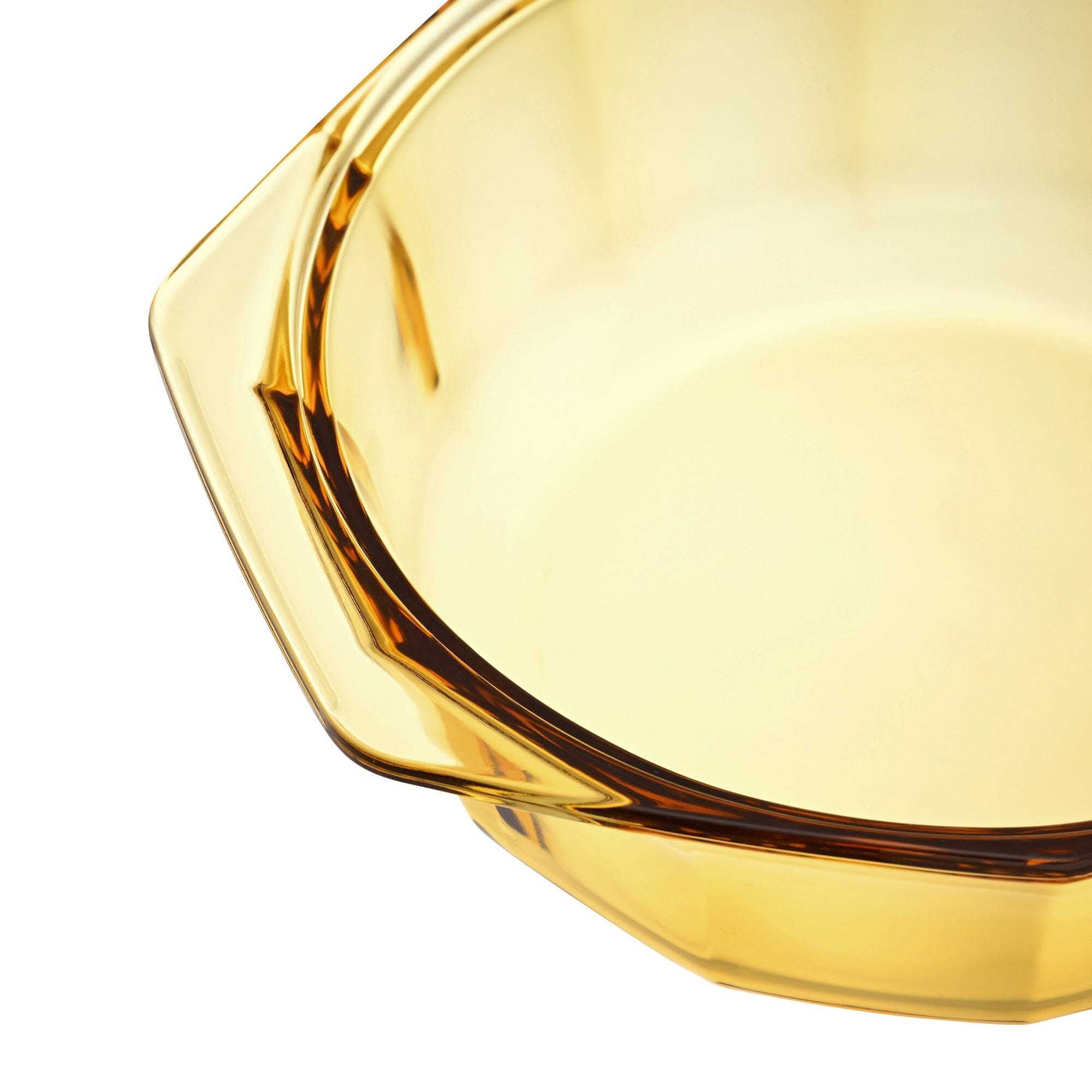 Microwave Oven Glass Pot Yellow