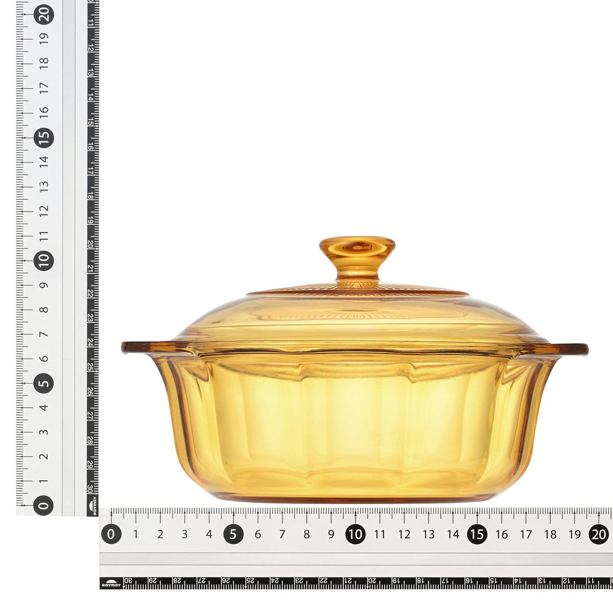Microwave Oven Glass Pot Yellow