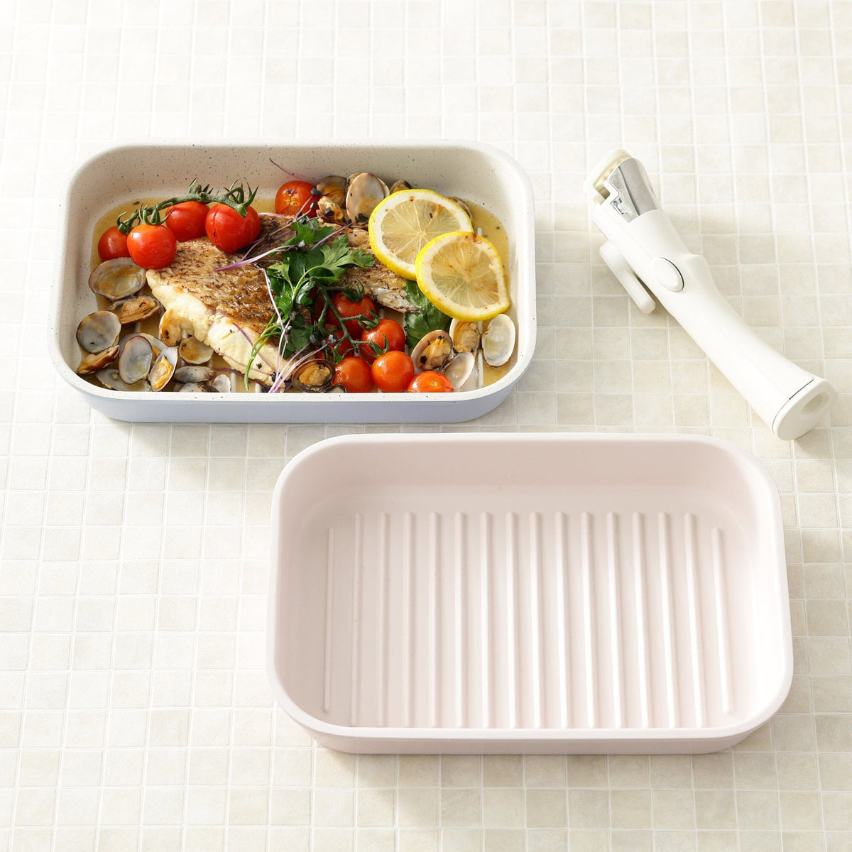 Go Table (Single Item) Detachable Handle Ivory