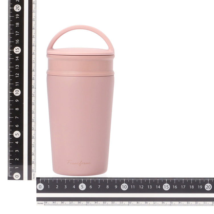 Stainless Steel Tumbler With Handle 270ml Pink