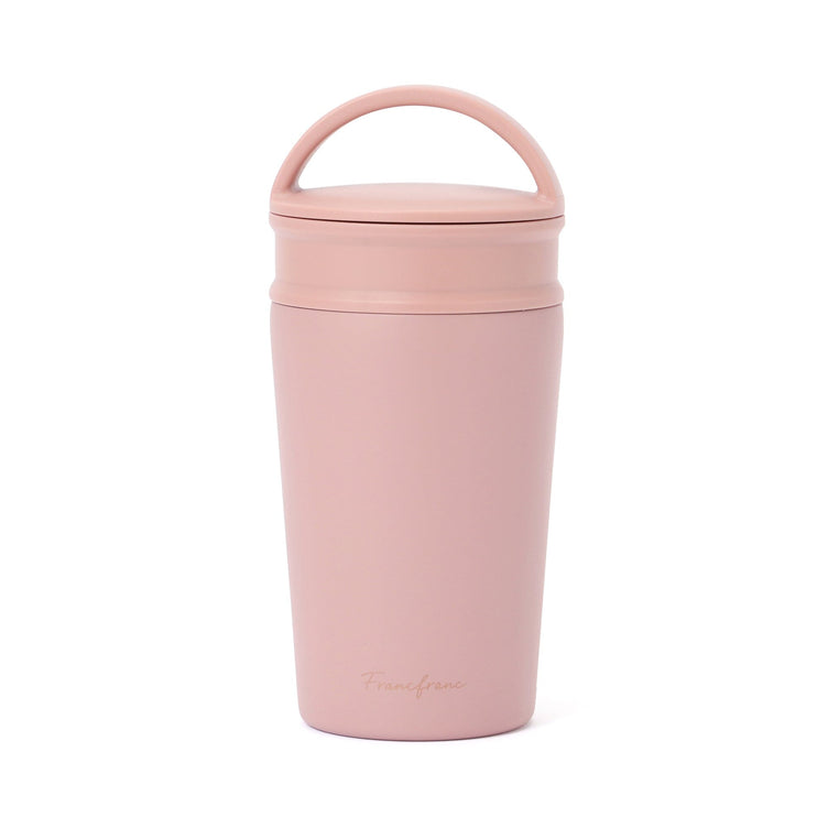 Stainless Steel Tumbler With Handle 270ml Pink