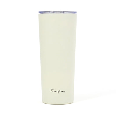 Stainless Steel Tumbler With Lid 650ml Ivory