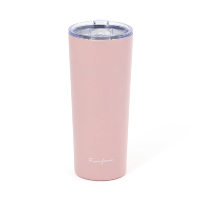 不銹鋼水杯連杯蓋 650ml 粉紅色
