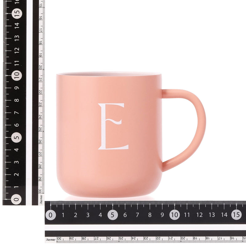 Initial Stainless Steel Mug E