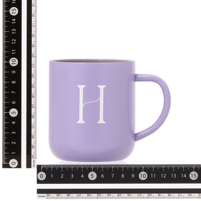 Initial Stainless Steel Mug H