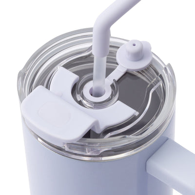 籃色漸變銹鋼保溫杯1100Ml