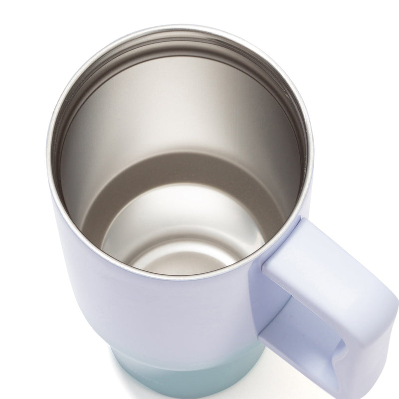 籃色漸變銹鋼保溫杯1100Ml