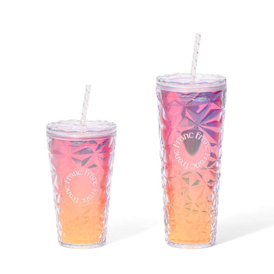 Aurora Plastic Tumbler Medium Pink