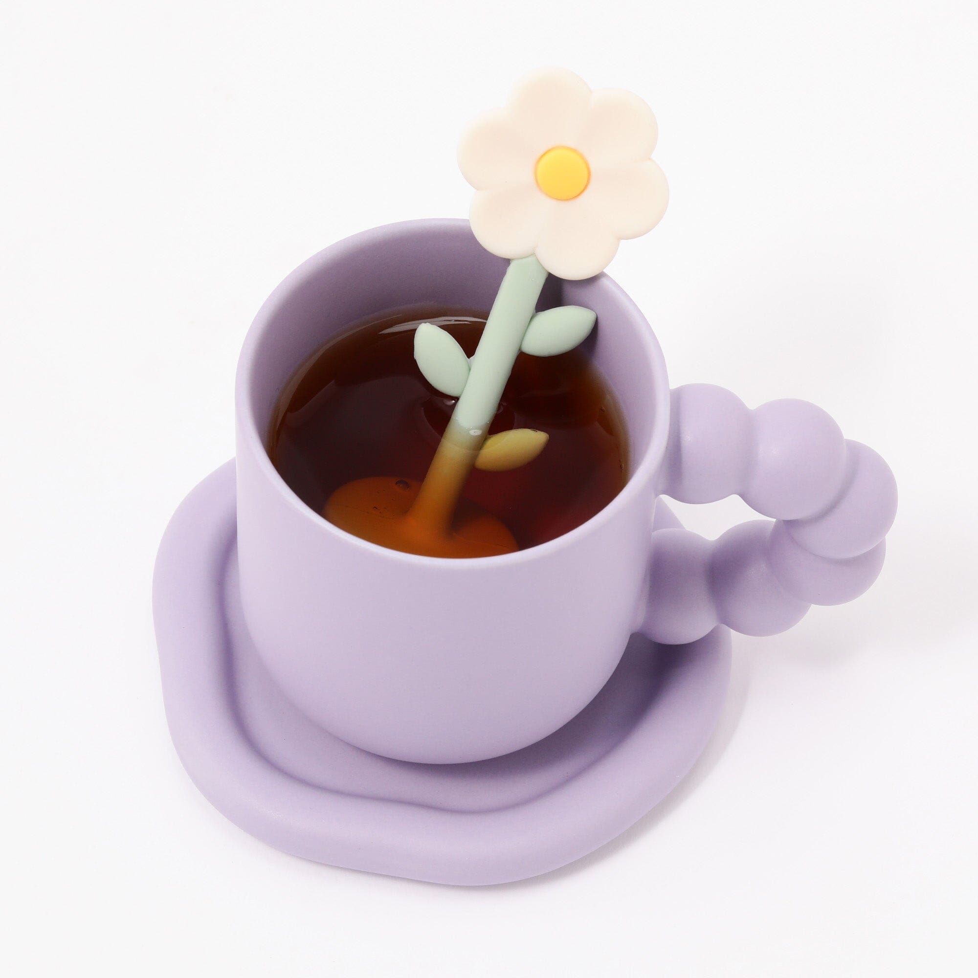 Tea Strainer Flower Ivory