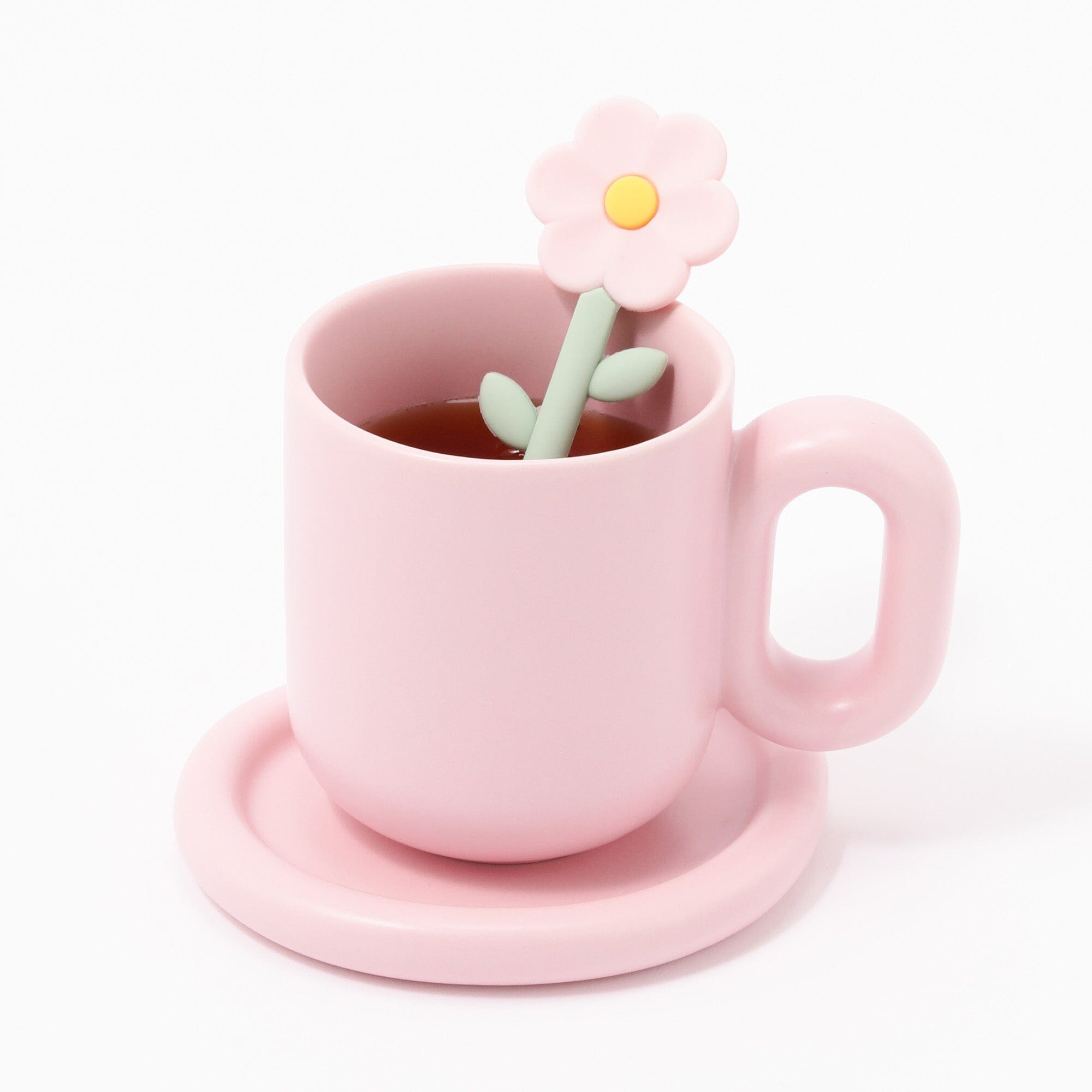 Tea Strainer Flower Pink