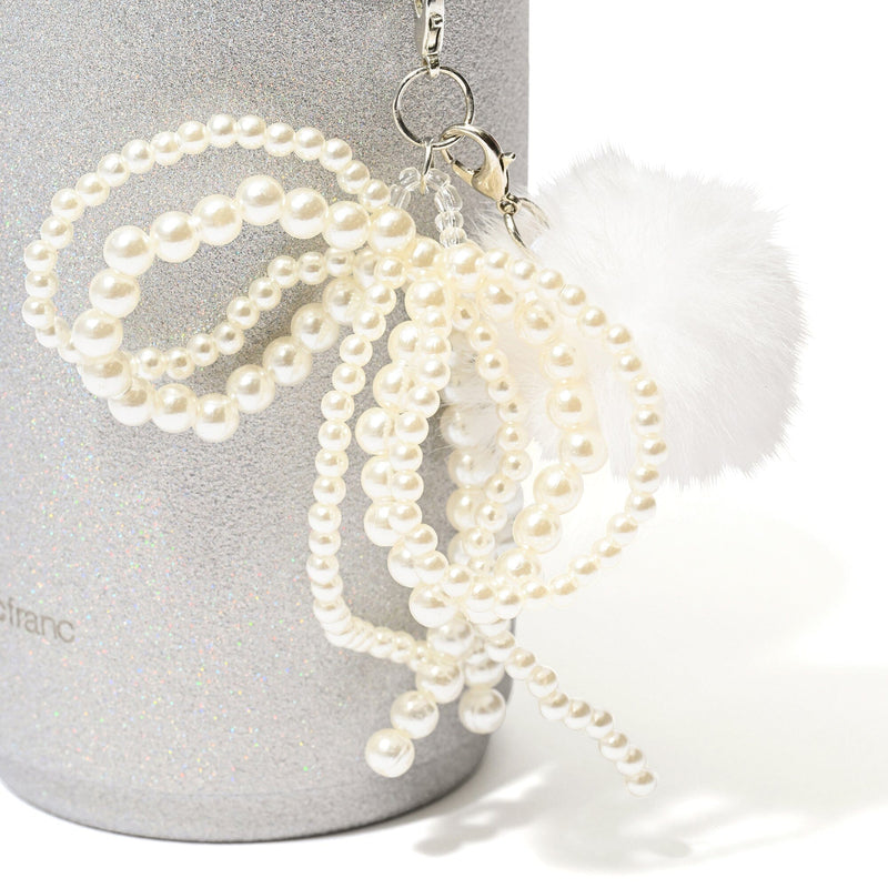 不銹鋼 閃閃吊飾玻璃杯 銀色