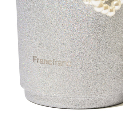 不銹鋼 閃閃吊飾玻璃杯 銀色