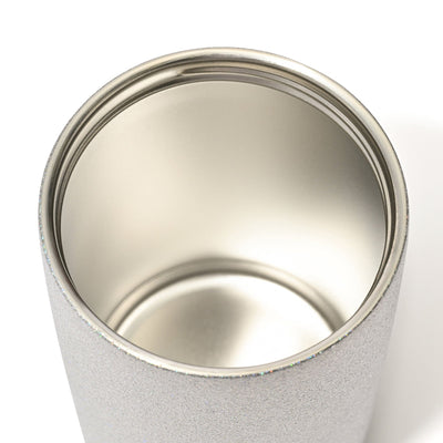 不銹鋼 閃閃吊飾玻璃杯 銀色