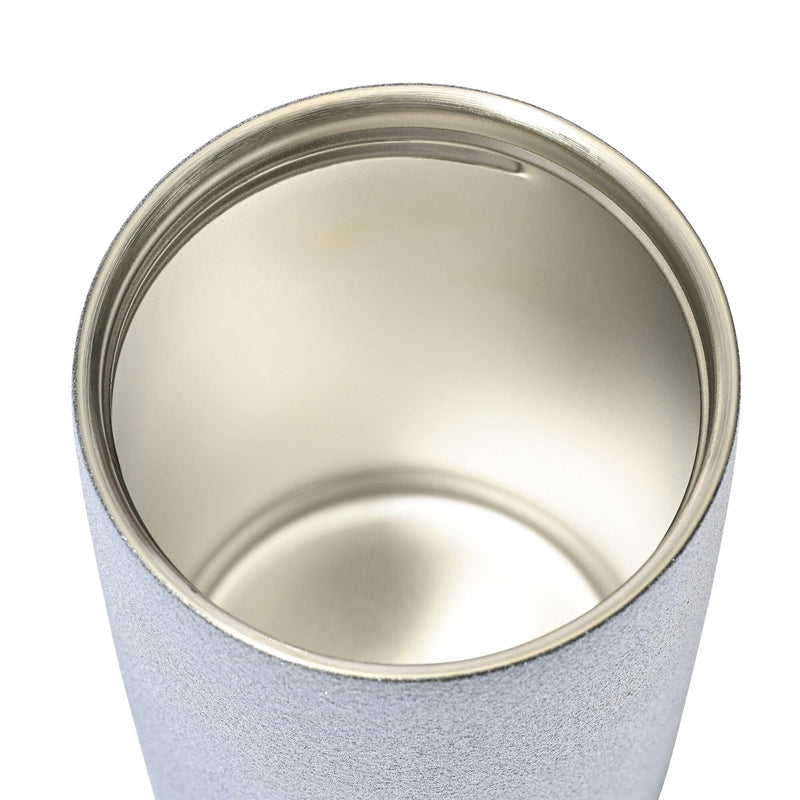 Stainless Steel Tumbler With Charm Glitter Blue