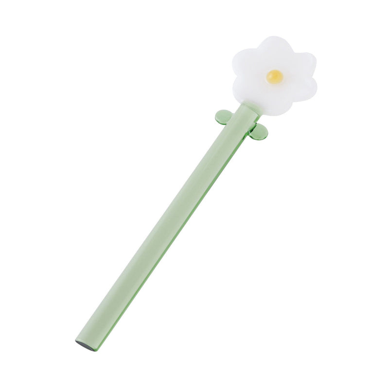 Glass Flower Muddler White