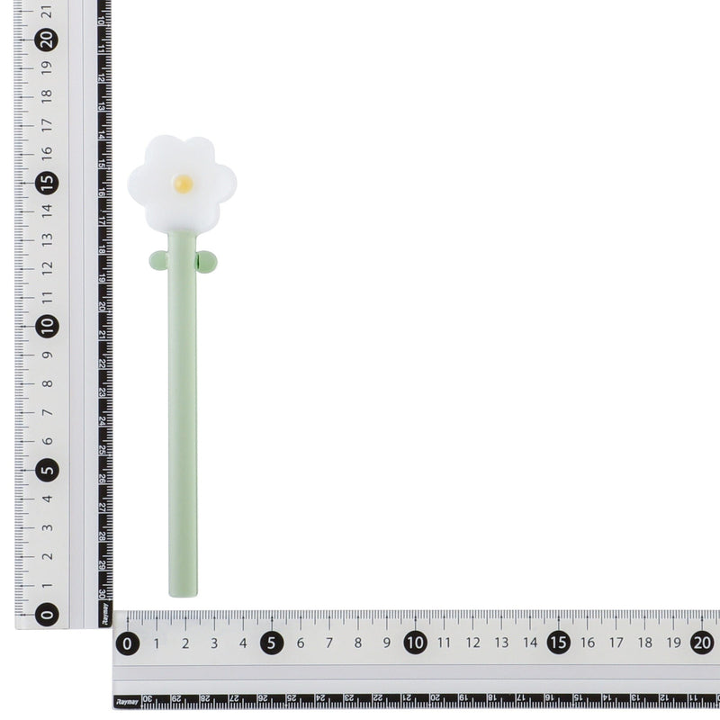 Glass Flower Muddler White