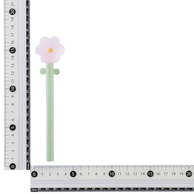 Glass Flower Muddler Pink