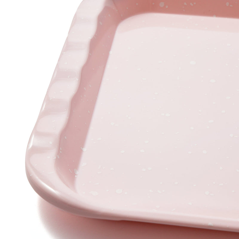 Splatter Melamine Tray Pink