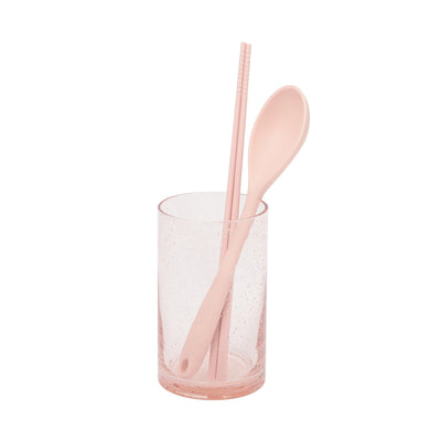 Bubble Glass Tool Stand Pink