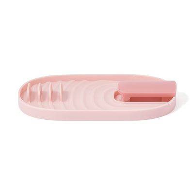 Pot Lid And Ladle Rest Pink