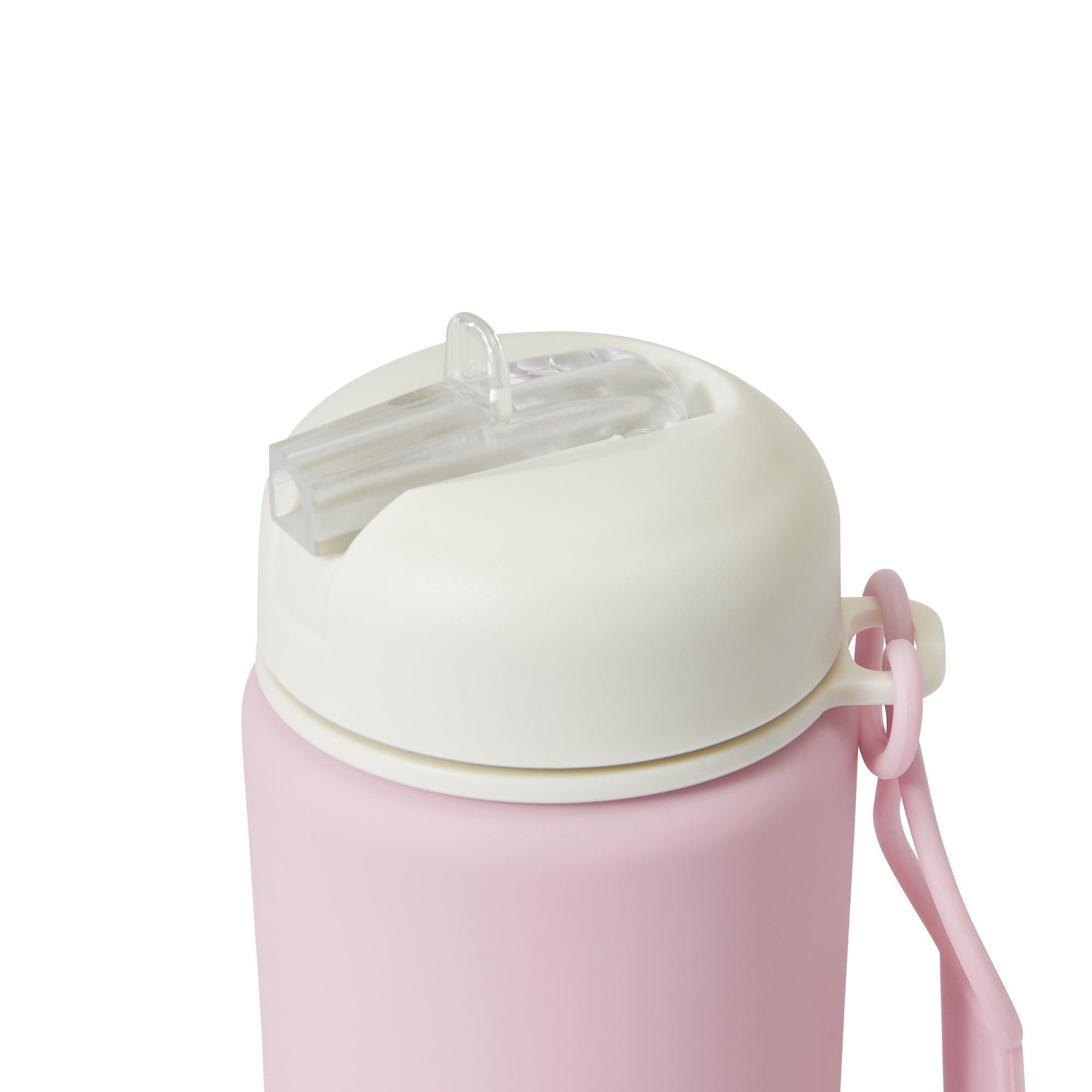 折疊矽膠瓶水瓶 粉紅色