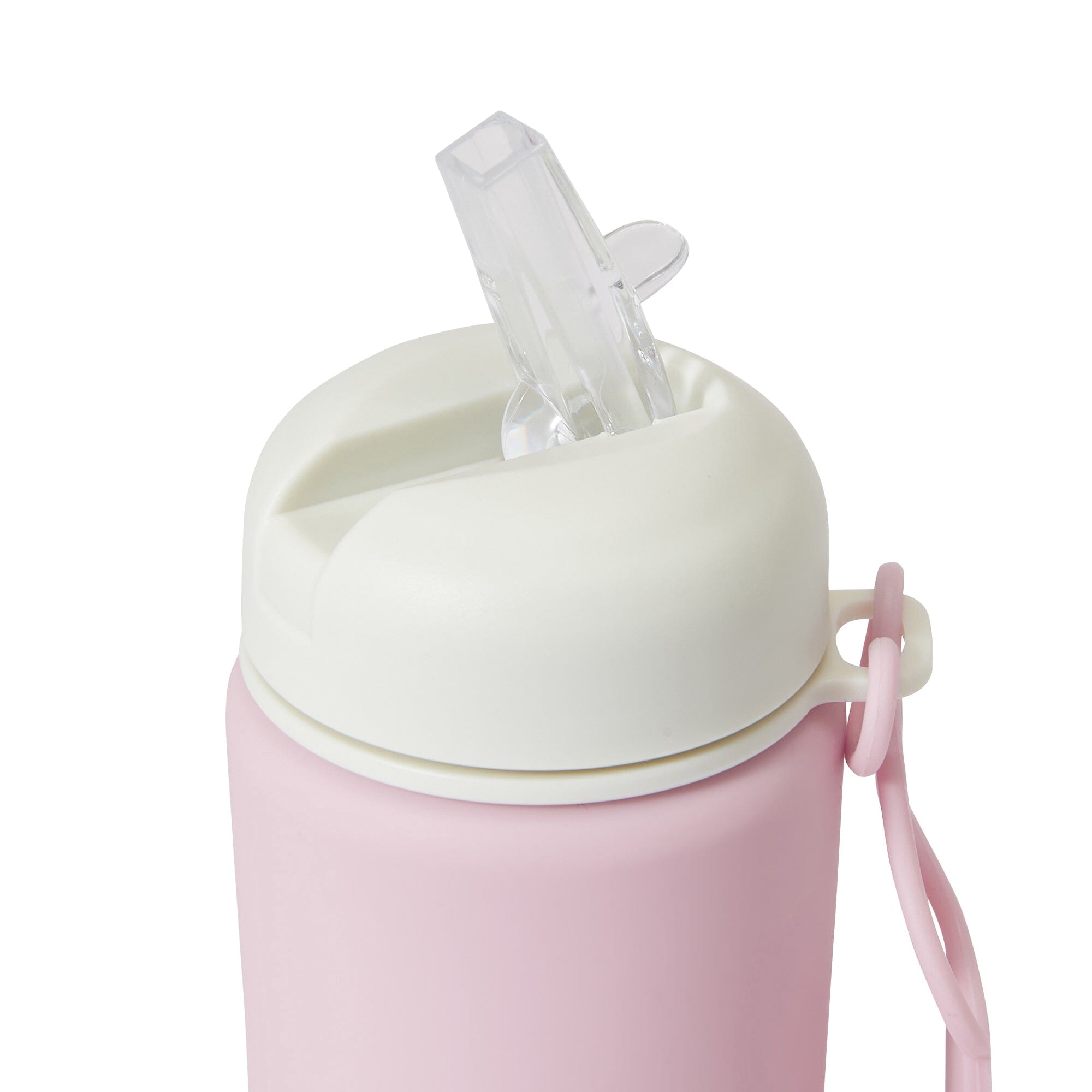 折疊矽膠瓶水瓶 粉紅色
