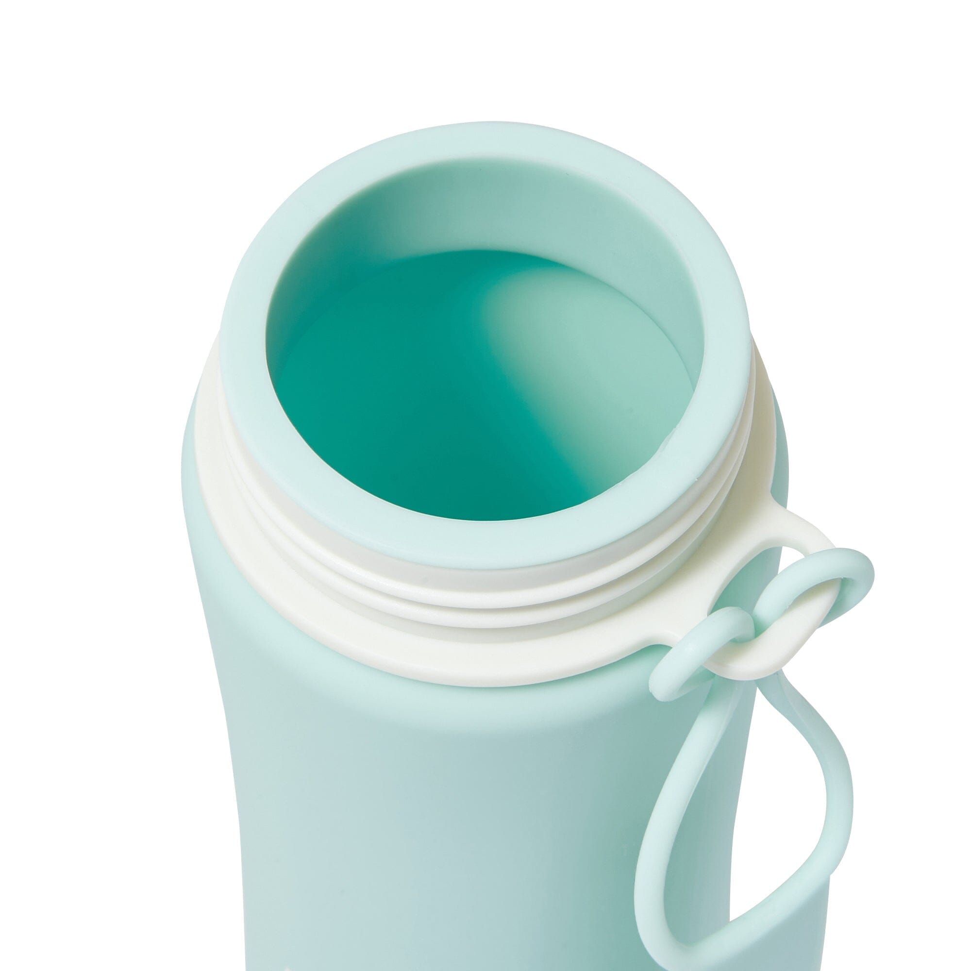 折疊矽膠瓶水瓶 籃色