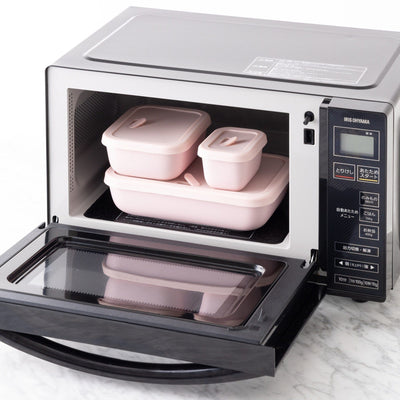 Ceramic Food Container Medium Pink