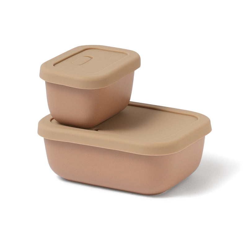 Ceramic Food Container Medium Beige