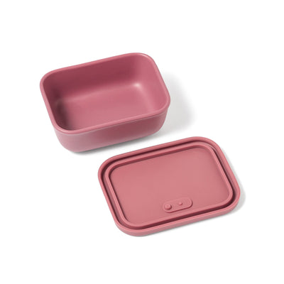 Ceramic Food Container Medium Red