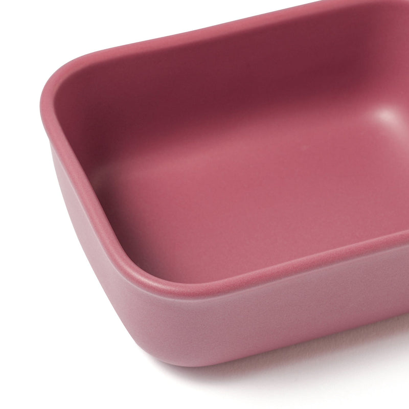 Ceramic Food Container Medium Red